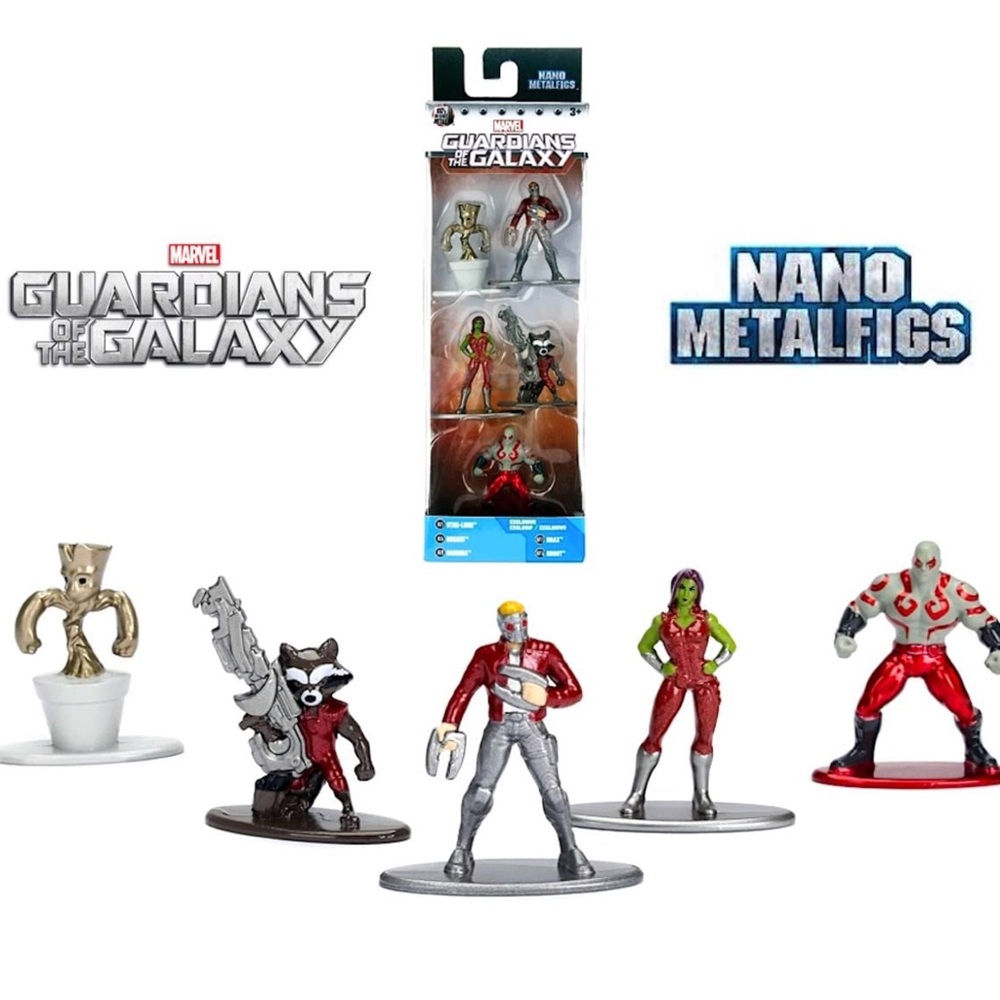 🆕MARVEL Guardians of The Galaxy Nano Metalfigs🎧